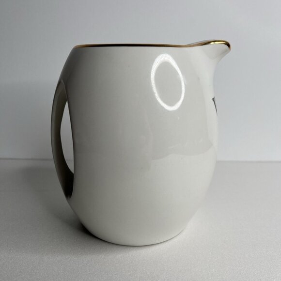 VAT 69 Gold Bar Pitcher Gold Rim and Handle Golden Light - Picture 5 of 5